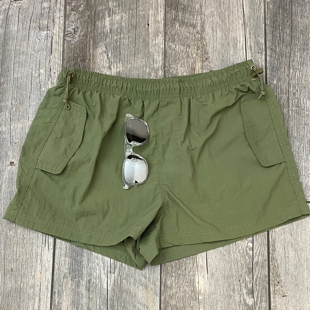 Olive Green Women's Shorts
